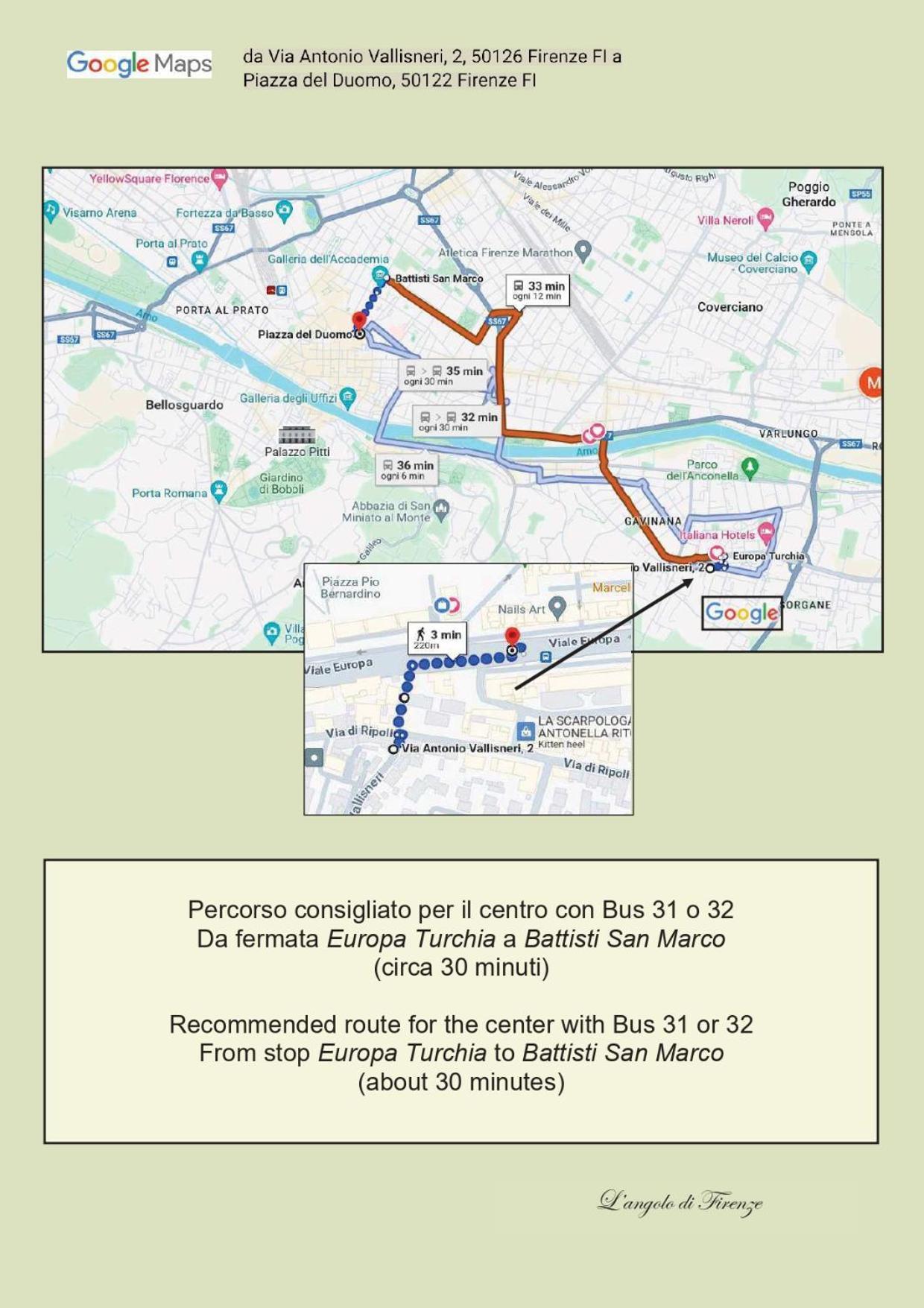 L'Angolo Di Firenze - The Florence Corner Екстер'єр фото